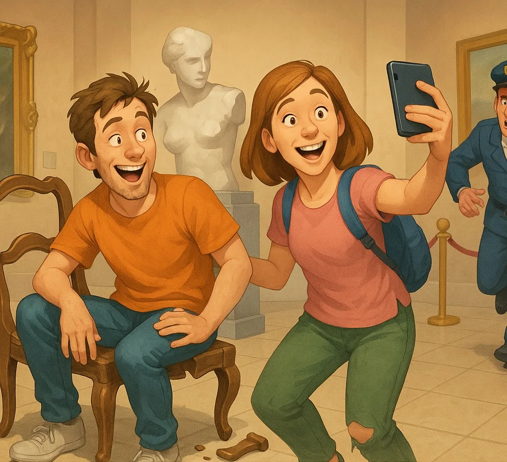 Kako kazniti budale koje radi fotke ili selfija uni&scaron;tavaju umjetnička djela?
