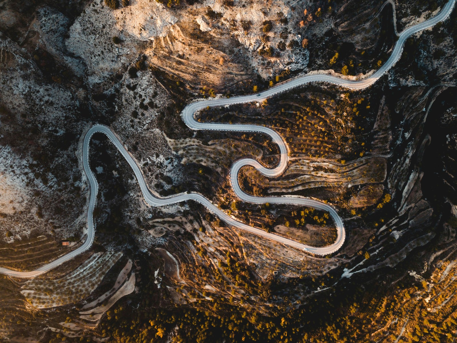 Zračna fotografija krajolika snimljena dronom