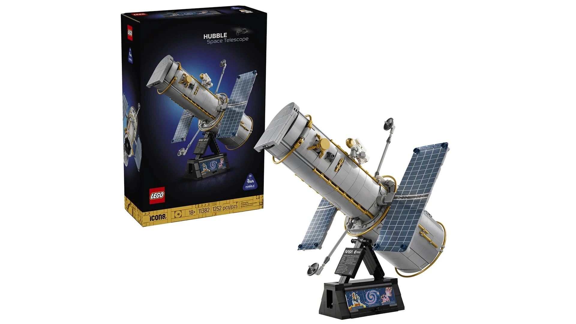 Detalji LEGO seta teleskopa Hubble
