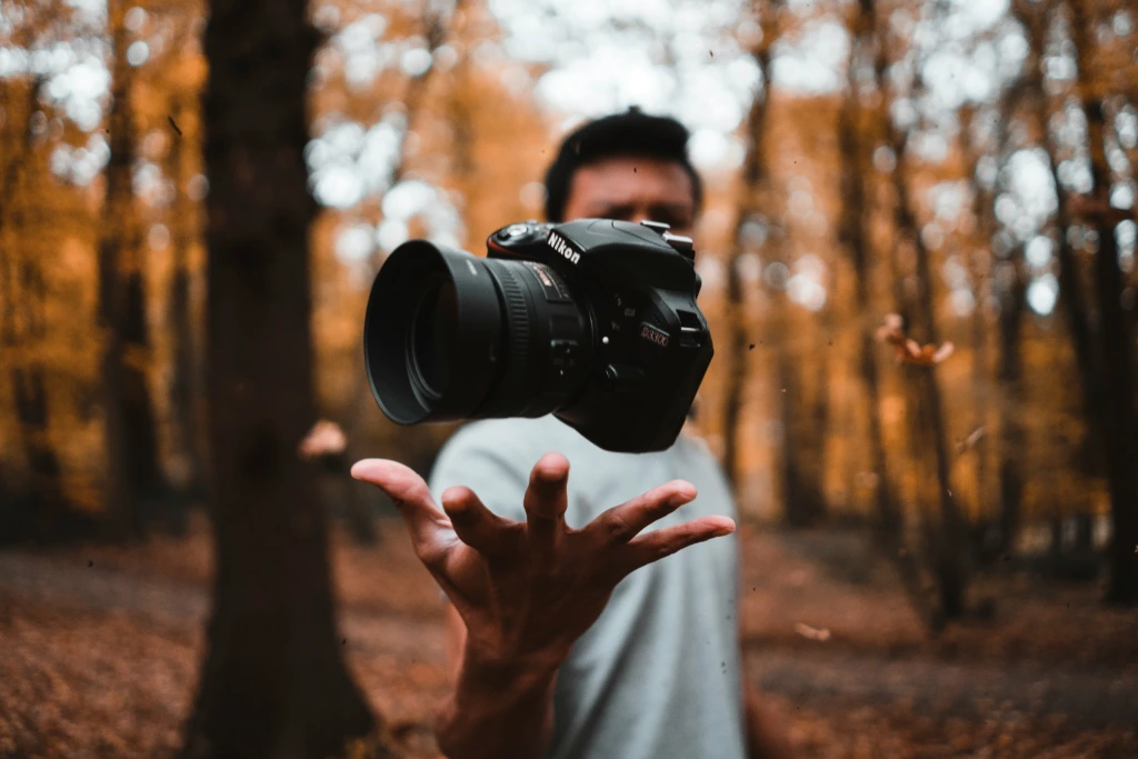 Autorska prava na fotografiju, fotograf s fotoaparatom
