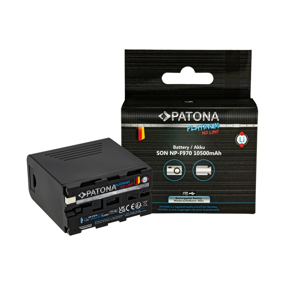 Patona Baterija Sony NP-F970 PLATINUM 10500mAh USB/A USB-C