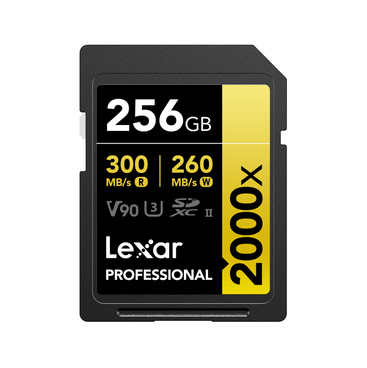 Lexar kartica SD 256GB 2000x SDHC UHS-II