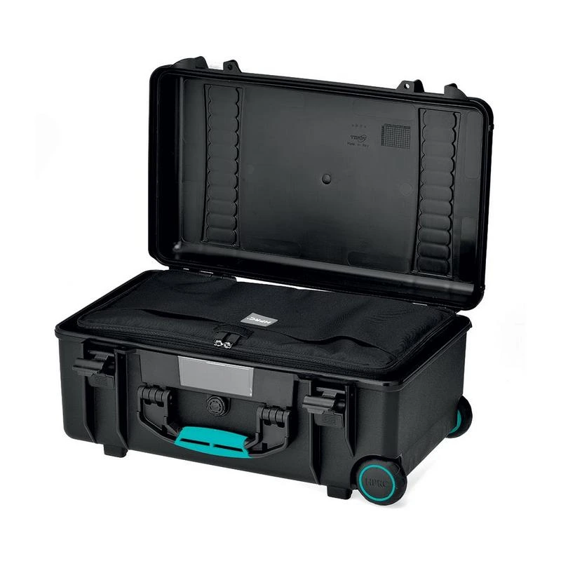 Hprc 2550W 2017 Plastični kofer (ispuna-torba i pregrade) Black/Blue Bassano