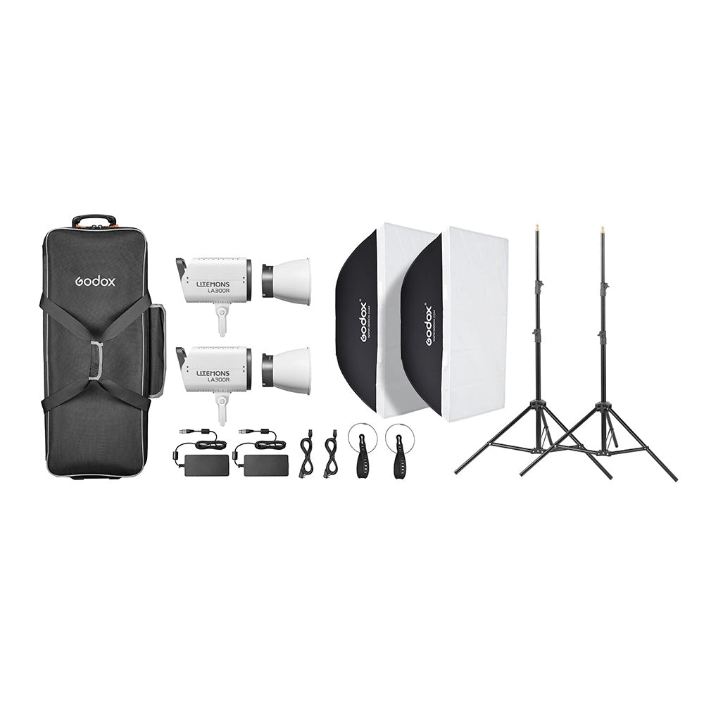 Godox LED Litemons LA300R K2 SET rasvjetno RGB (Set od 2)