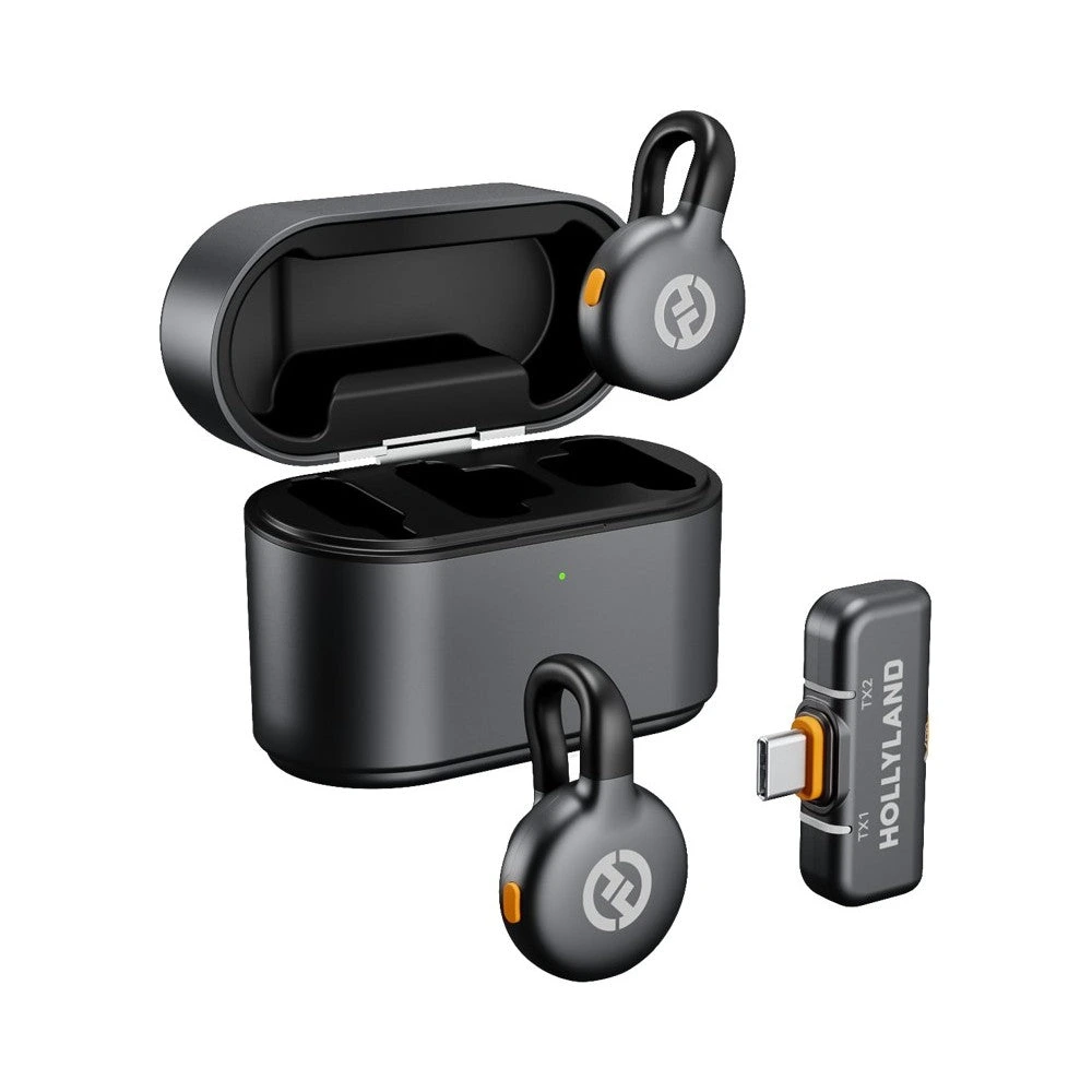 Hollyland Lark M2S Duo Wireless Microphone USB-C (Space)