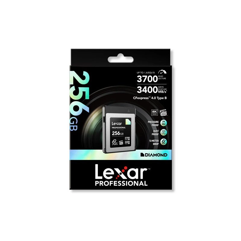 Lexar kartica CFexpress Type B Diamond 256GB (3700MB/s read, 3400MB/s w