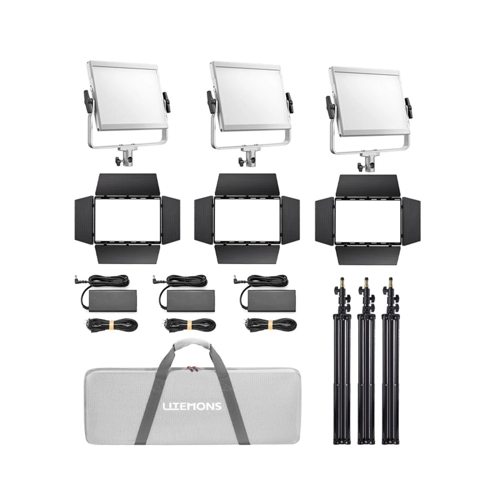 Godox LED Litemons LP400Bi Bi-color Light Panel - K3 set (W)