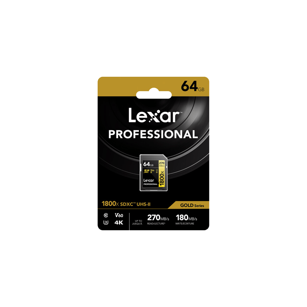 Lexar kartica SD 64GB 1800x SDXC UHS-II card