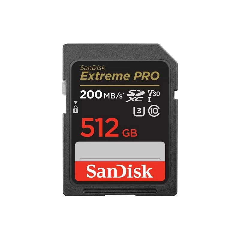 SanDisk memorijska kartica Extreme Pro SDXC 512GB – 200MB/s V30 UHS-I U3