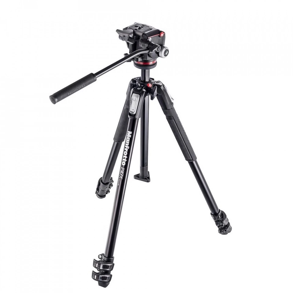 Manfrotto stativ 190 MK190 X3-2W Alu sa XPRO video fluid. glavom