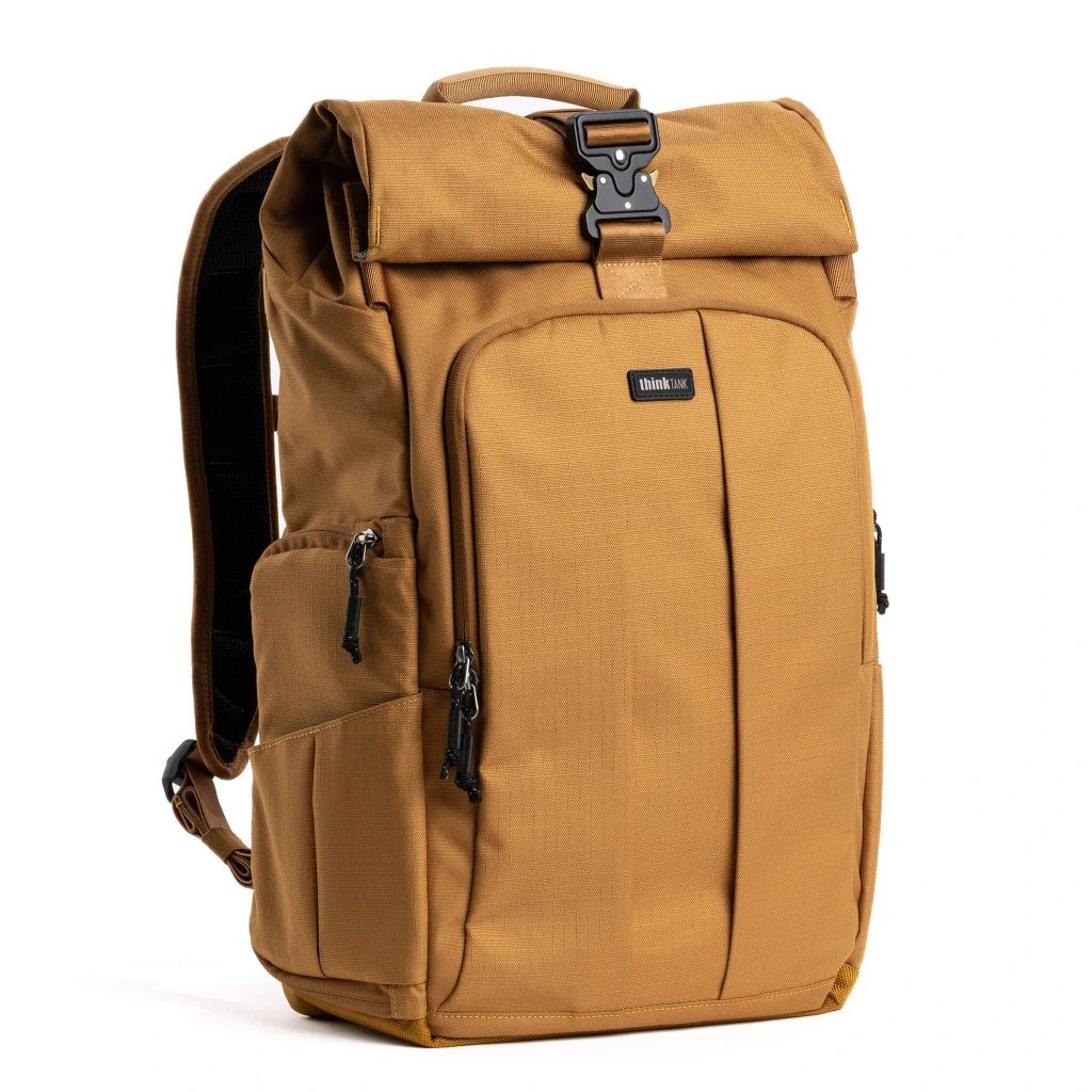 Think Tank FocusPoint 30L I Hybrid RollTop Backpack I Golden Hour
